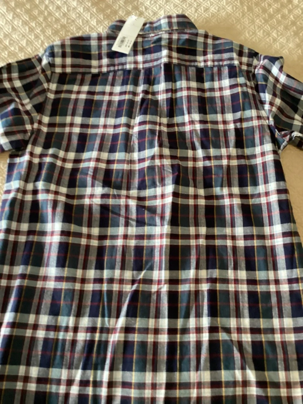 Janie and jacks nwt boys size 16 soft flannel burgundy and gray